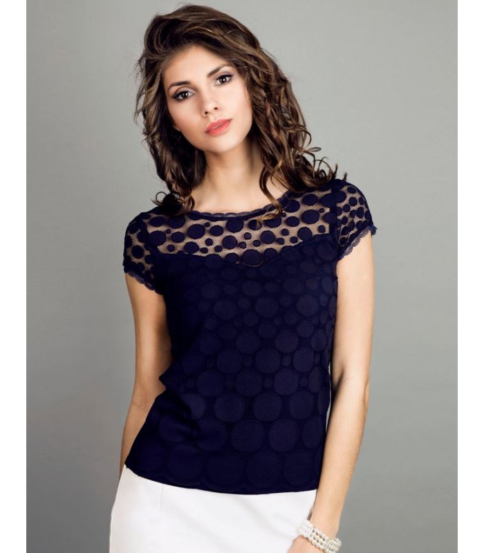 Waxima moteriški marškinėliai su nėriniais 220172 01 (2)