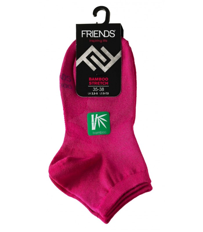 Friends короткие женские носки из бамбука 7294-32 (2)