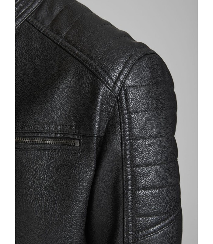 JACK & JONES мужская куртка из искусственной кожи 12147218*01 (4)