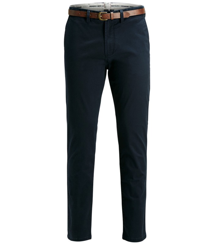 JACK & JONES L32 мужские брюки чинос с ремнем 12125506*01 (1)