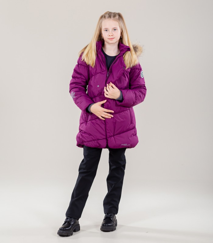Huppa куртка с натуральным мехом для девочек 300g Rosa 1 17910130*8003 (8)